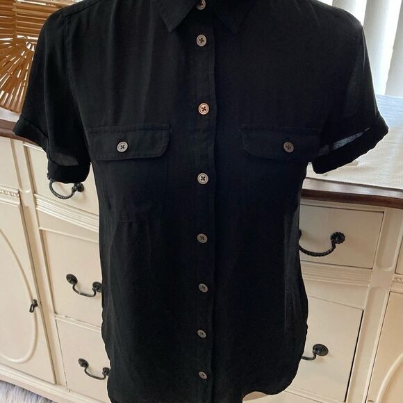 Loft Navy shirt  - Picture 2 of 5